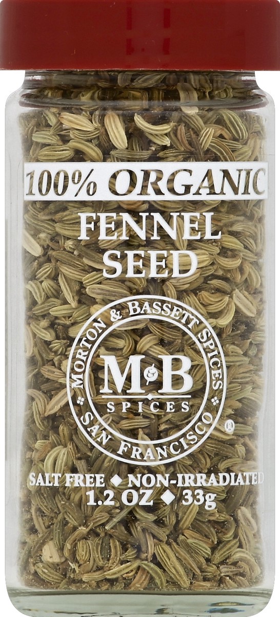 slide 2 of 2, Morton & Bassett Organic Fennel Seed - 1.2 Oz, 1.2 oz