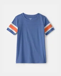 Oshkosh Boys Striped Short-Sleeve T-Shirt - Blue
