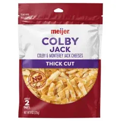 Meijer Wide Cut Colby Jack Cheese