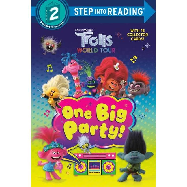 slide 1 of 1, Random House One Big Party! (DreamWorks Trolls World Tour) - (Step Into Reading) by Elle Stephens (Paperback), 1 ct