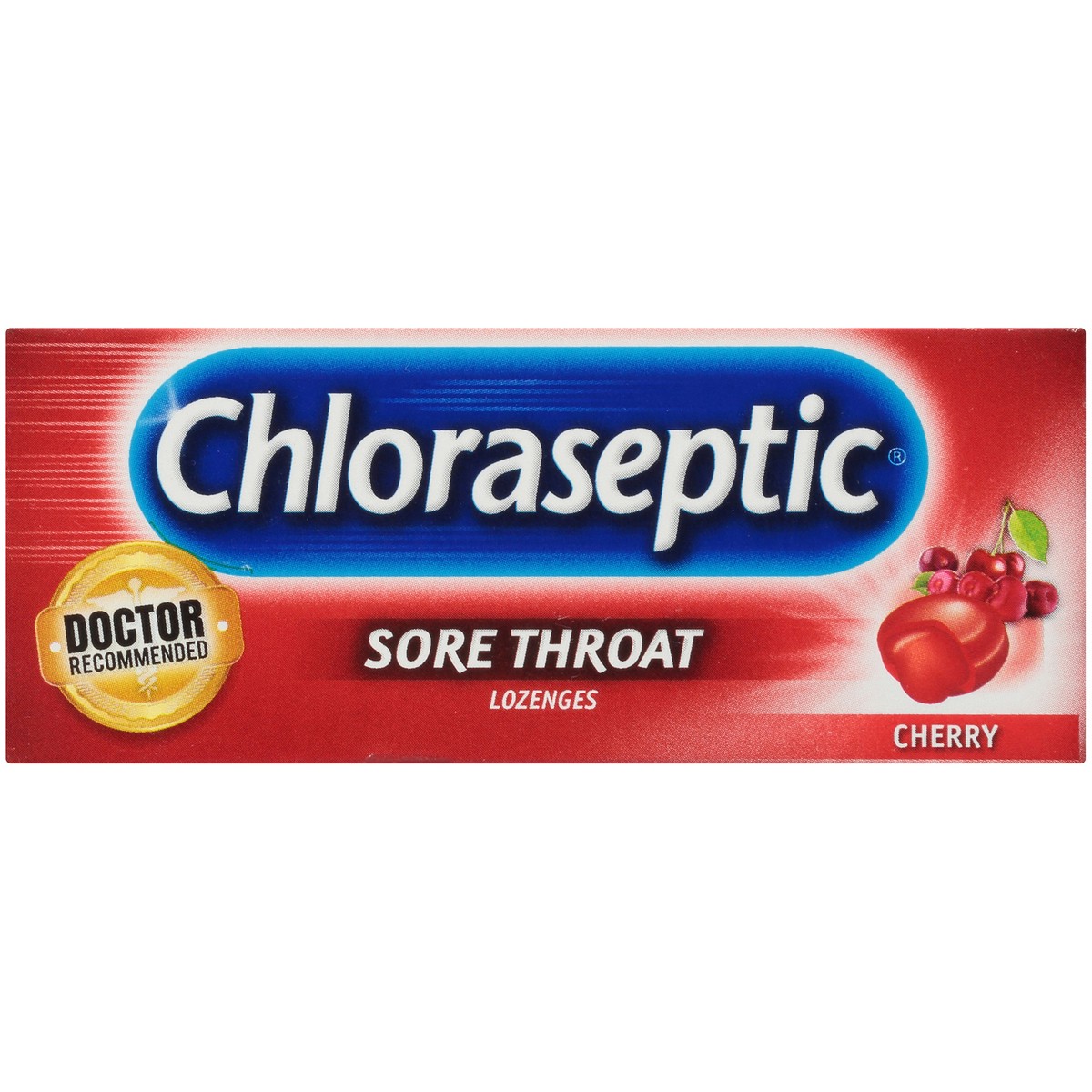 slide 8 of 10, Chloraseptic Sore Throat Lozenges, Cherry Flavor, 18 Count, 18 ct