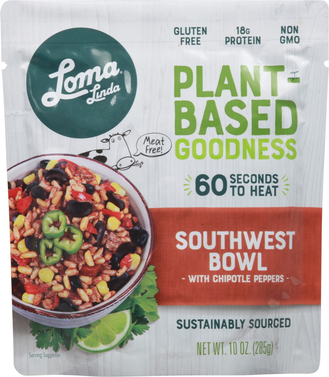 slide 1 of 9, Loma Linda Chipotle Bowl With Black Beans, 10 oz