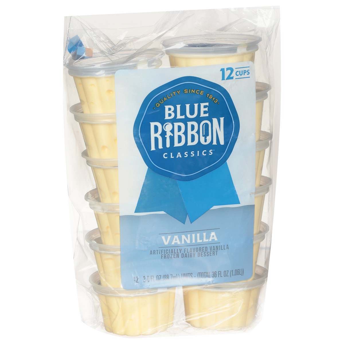 slide 3 of 9, Blue Ribbon Classics Vanilla Frozen Dessert Cups, 12 ct