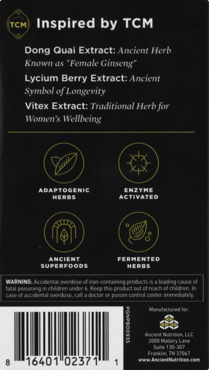 slide 2 of 12, Ancient Nutrition Women's 40+ Once Daily Multivitamin 30 Capsules, 30 ct