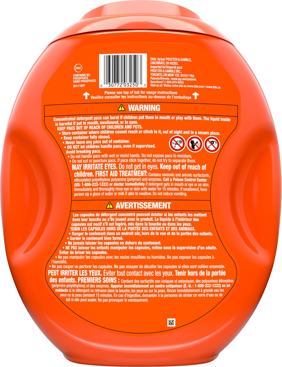 slide 3 of 4, Tide PODS Laundry Detergent Soap Pacs, HE Compatible, 112 Count, Powerful 3-in-1 Clean in one Step, Spring Meadow Scent, 112 ea
