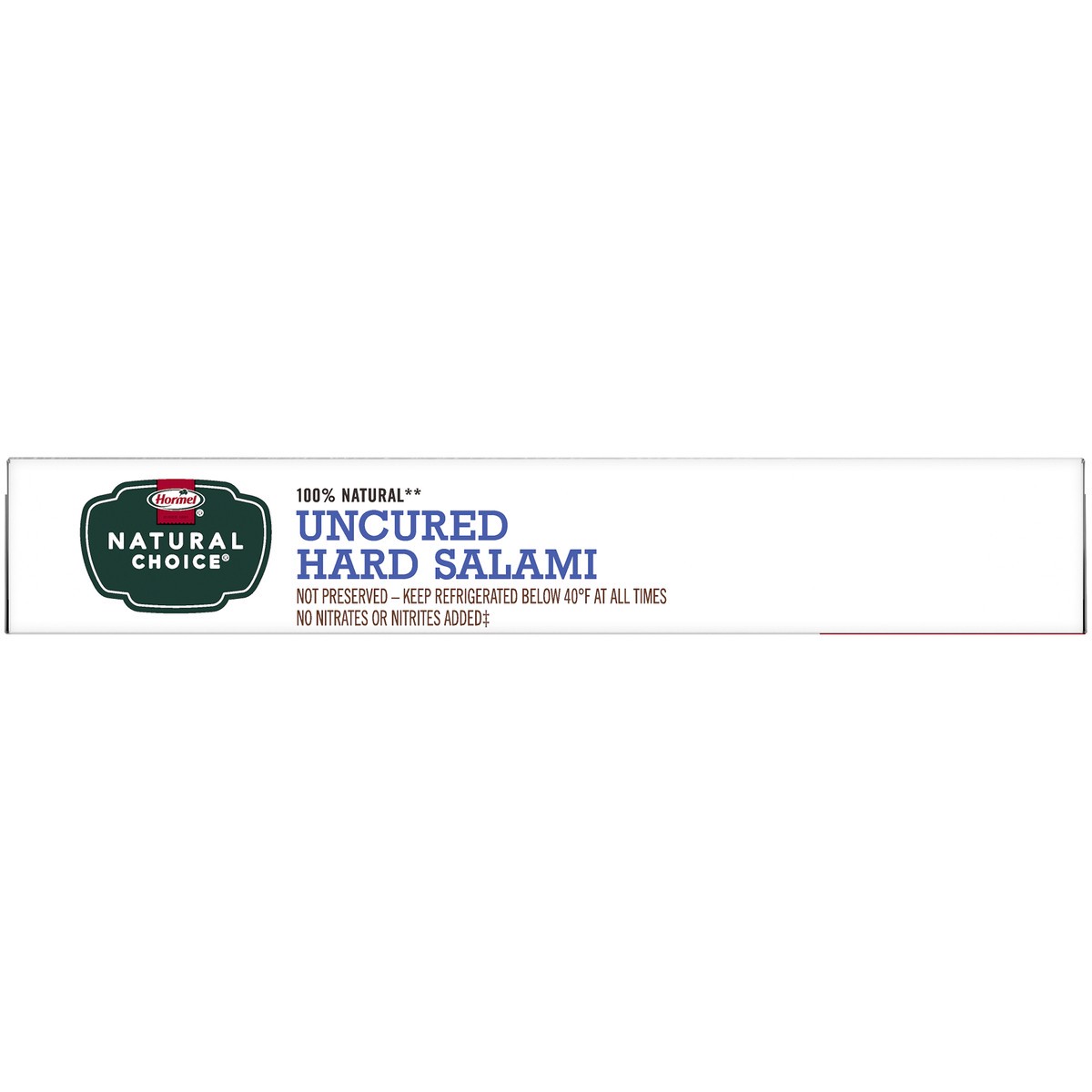 slide 4 of 7, HORMEL NATURAL CHOICE Uncured Hard Salami, 6 oz
