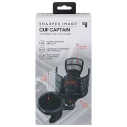 Sharper Image Cup Captain Adjustable Car Cup Holder