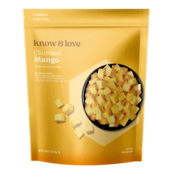 Know & Love Mango Chunk Frozen Fruit 16 Ounces