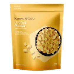 Know & Love Mango Chunk Frozen Fruit 16 Ounces