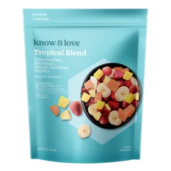 Know & Love Tropical Blend Frozen Fruit 16 Ounces