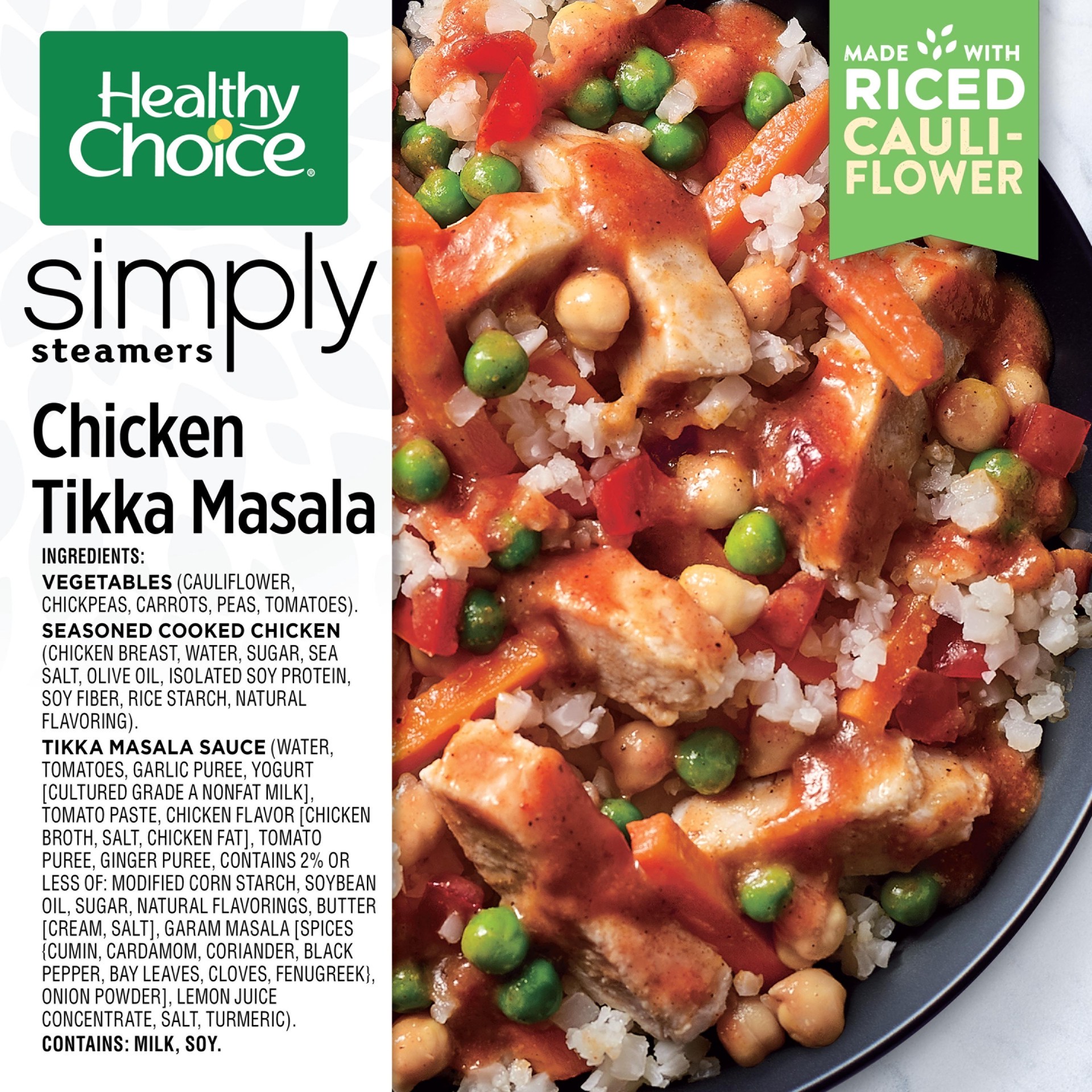 slide 2 of 5, Healthy Choice Simply Steamers Chicken Tikka Masala 9.25 oz, 9.25 oz