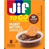 slide 7 of 17, Jif To Go Peanut Butter & Chocolate Flavored Spread, 8 Cups, 1.1 Oz. Each, 8 ct