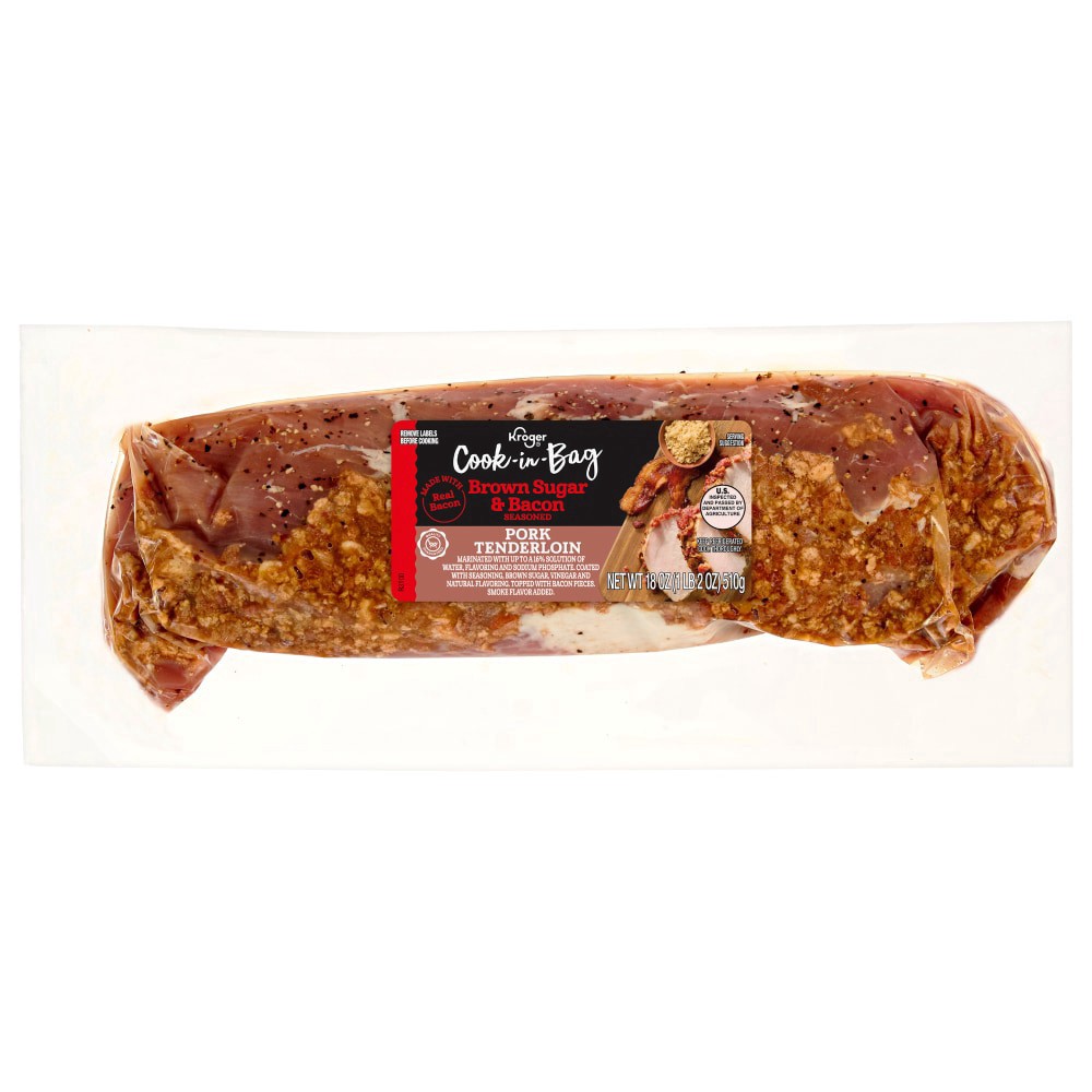 slide 1 of 1, Kroger® Bacon Brown Sugar Tenderloin, 1 lb