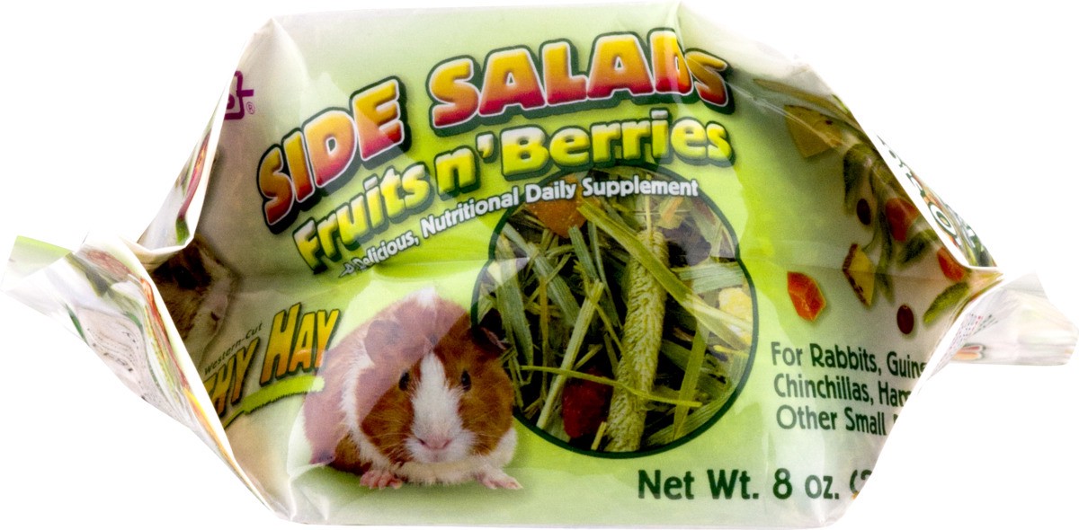 slide 3 of 9, Brown's Timothy Hay Side Salads Fruits n' Berries, 8 oz