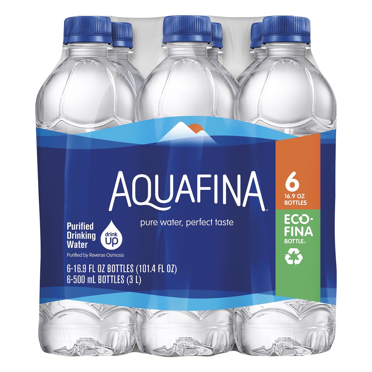 slide 5 of 6, Aquafina 6 Pack Purified Drinking Water 6 ea - 6 ct, 6 ct