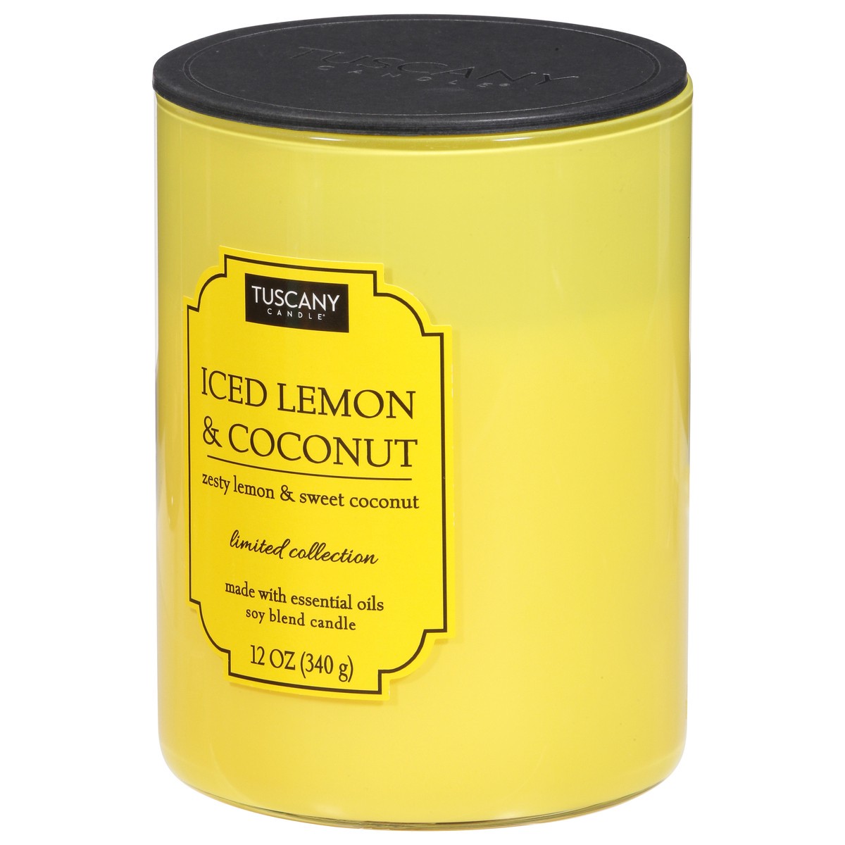 slide 4 of 11, Tuscany Candle Iced Lemon & Coconut Candle 1 ea, 1 ct
