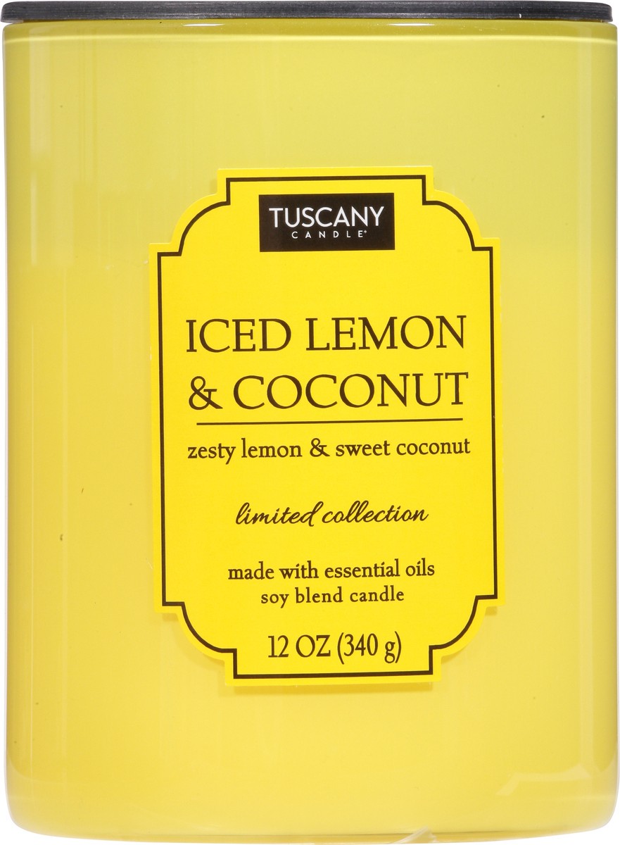 slide 8 of 11, Tuscany Candle Iced Lemon & Coconut Candle 1 ea, 1 ct