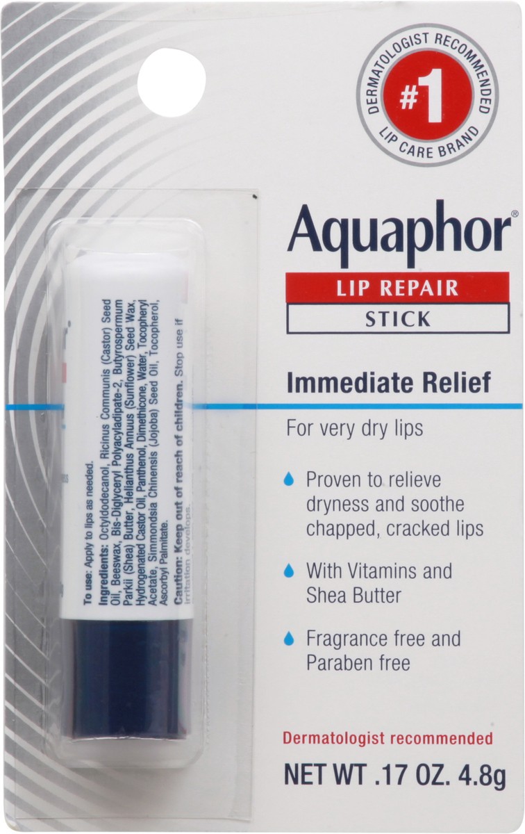 slide 4 of 9, Aquaphor Lip Repair Stick, 0.2 oz