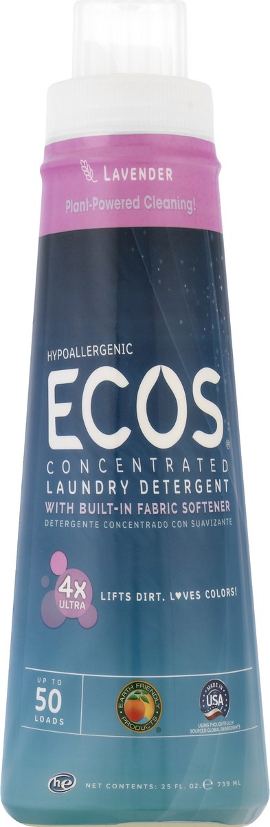 slide 3 of 12, ECOS Hypoallergenic Concentrated Lavender Laundry Detergent 25 oz, 25 oz