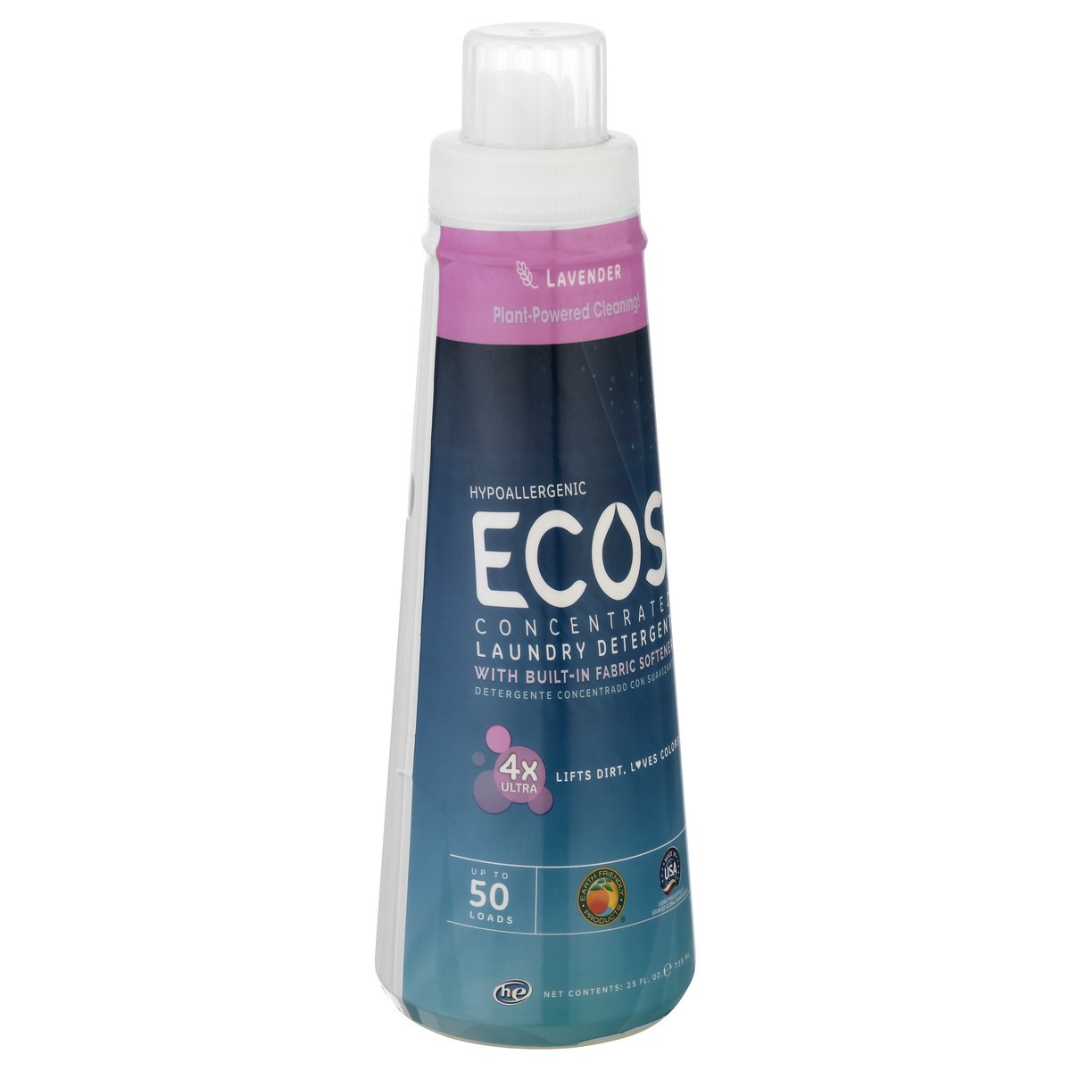 slide 8 of 12, ECOS Hypoallergenic Concentrated Lavender Laundry Detergent 25 oz, 25 oz