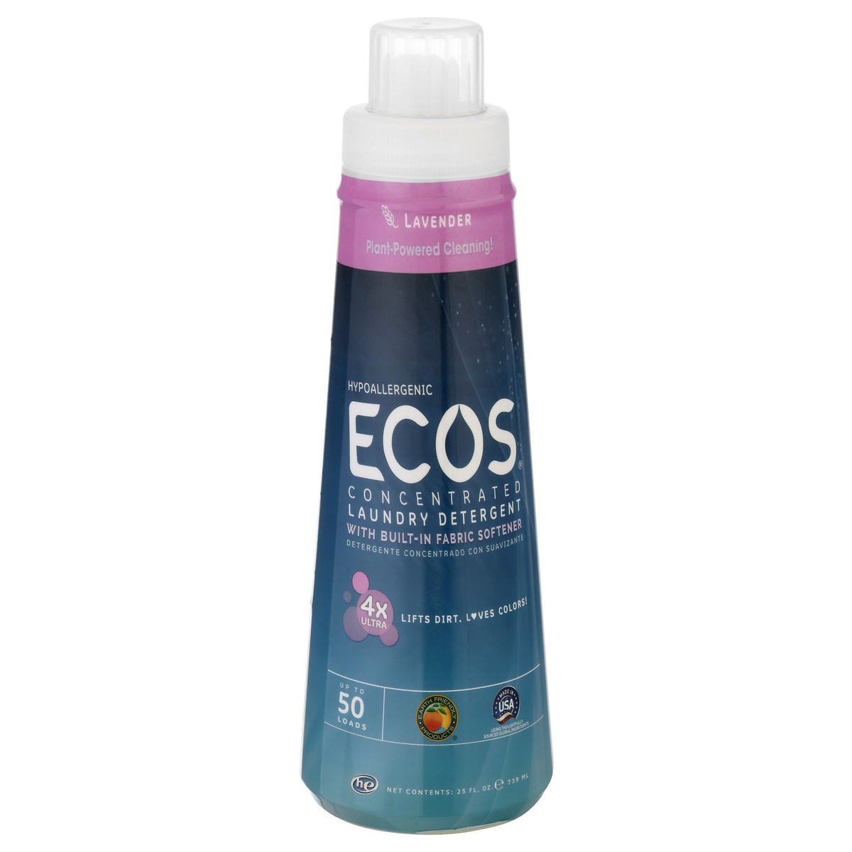 slide 1 of 12, ECOS Hypoallergenic Concentrated Lavender Laundry Detergent 25 oz, 25 oz
