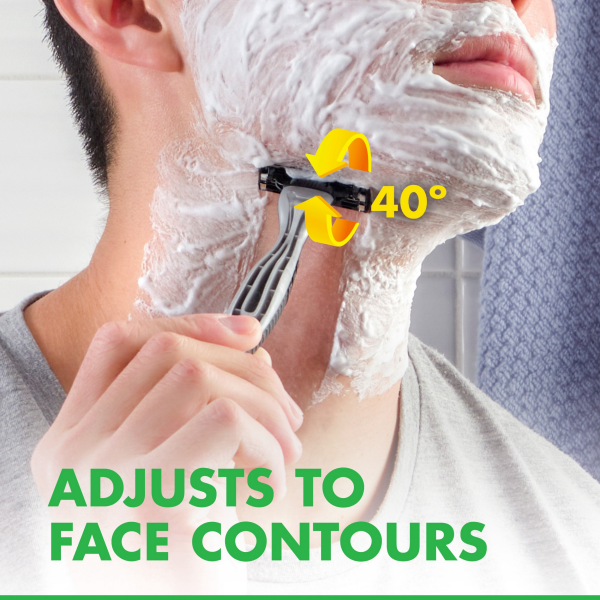 slide 6 of 29, Gillette Mach3 Sensitive Men’s Disposable Razors, 7 Count, 7 ct