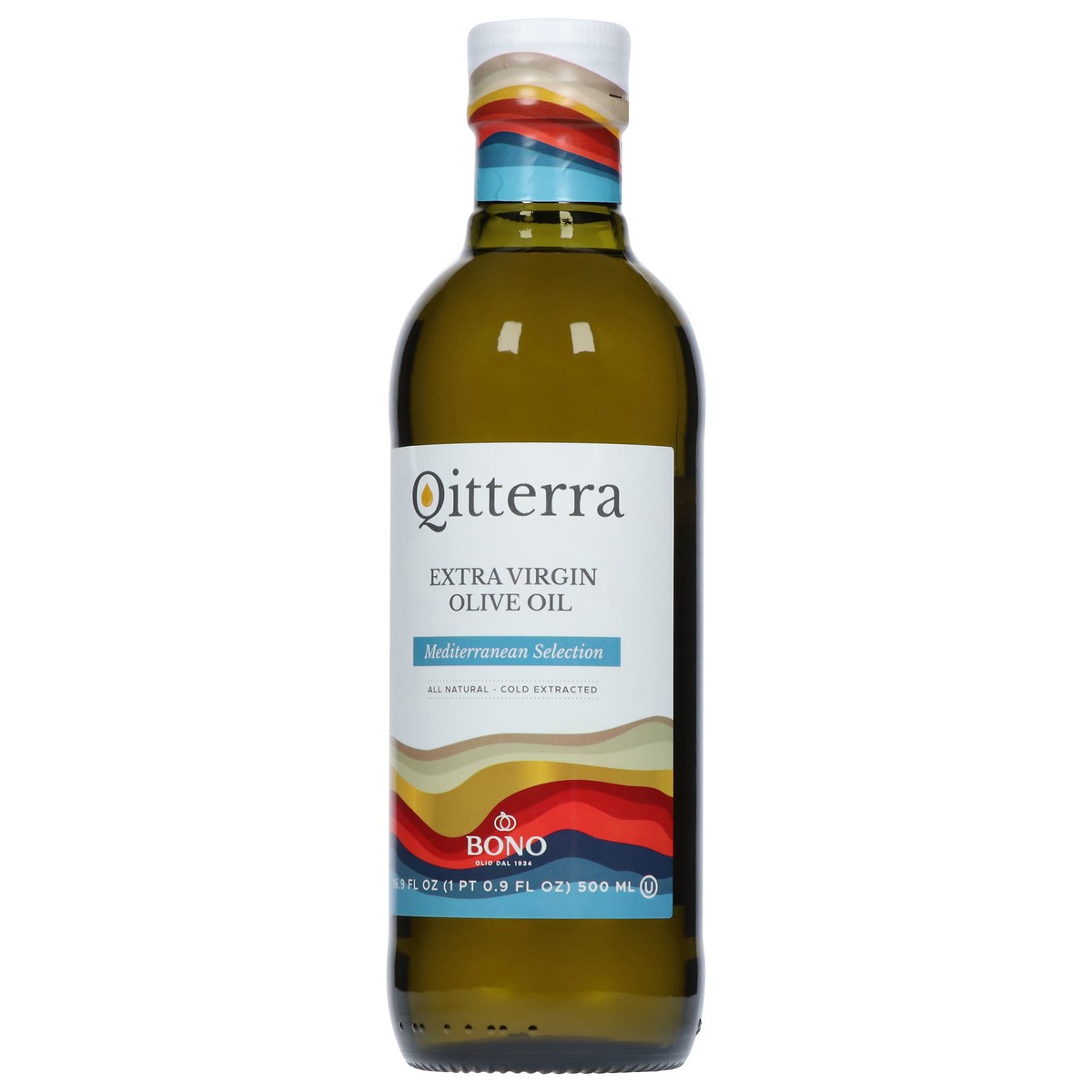 slide 7 of 14, Qitterra Extra Virgin Olive Oil 16.9 fl oz, 16.9 fl oz