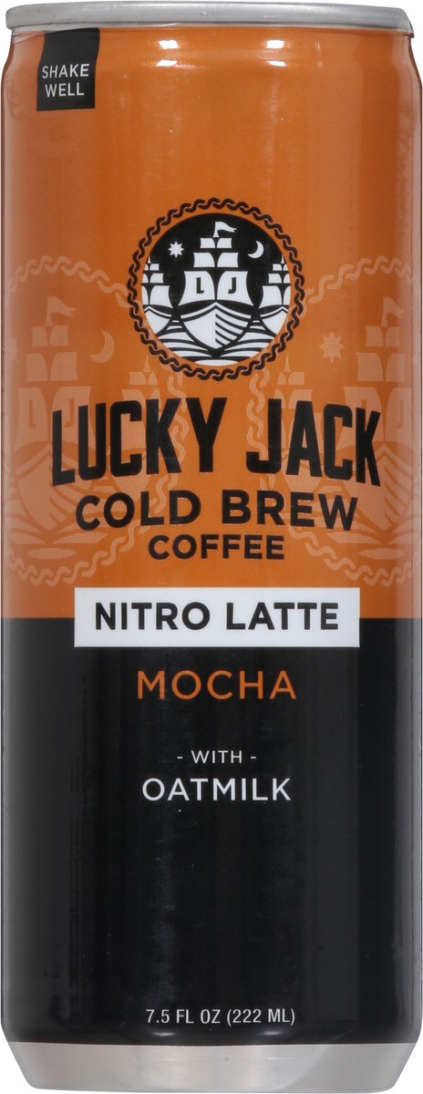 slide 6 of 9, Lucky Jack Nitro Latte Cold Brew Mocha Coffee 7.5 fl oz, 1 ct