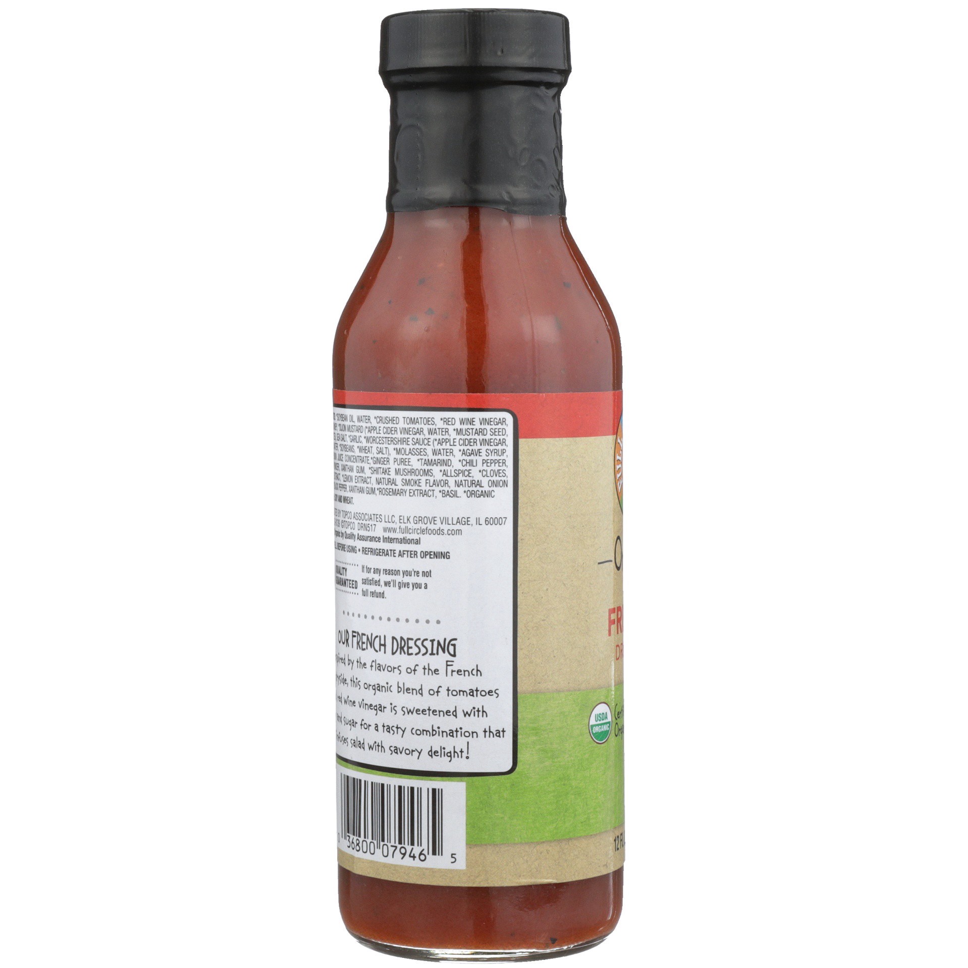 slide 4 of 6, Full Circle Market Organic French Dressing, 12 fl oz