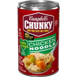 Campbell's Chunky Healthy Request Chicken Noodle Soup, 18.6 oz Can