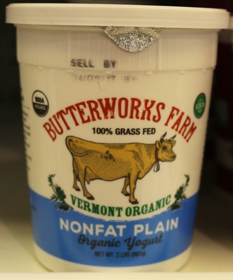 slide 1 of 1, Bellwether Farms Plain Non Fat Organic Yogurt, 32 oz