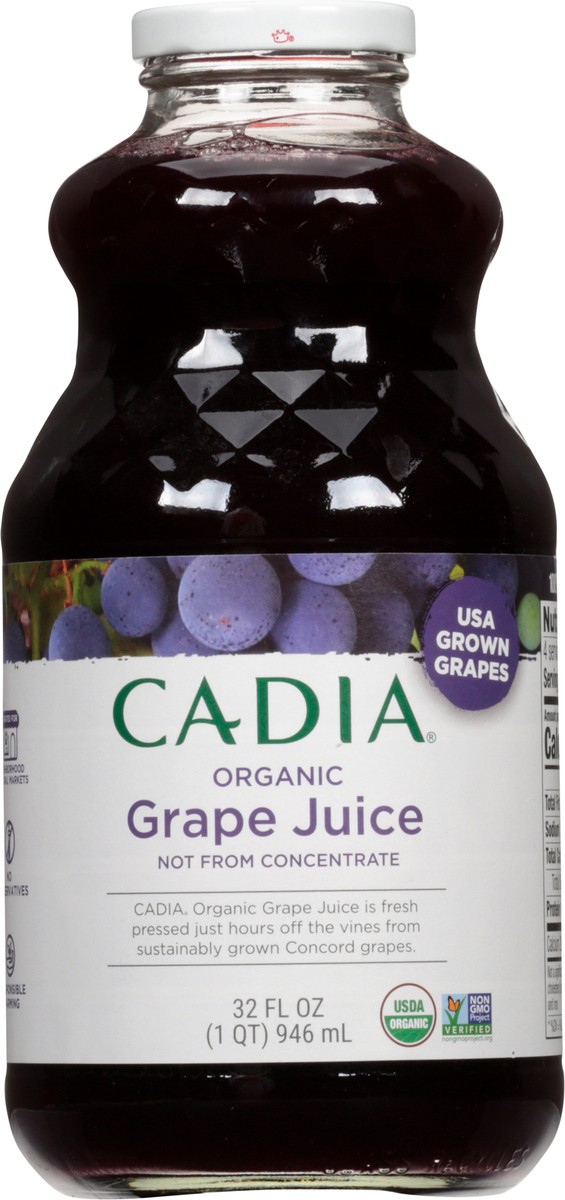 slide 4 of 13, Cadia Organic Grape Juice - 32 fl oz, 32 fl oz