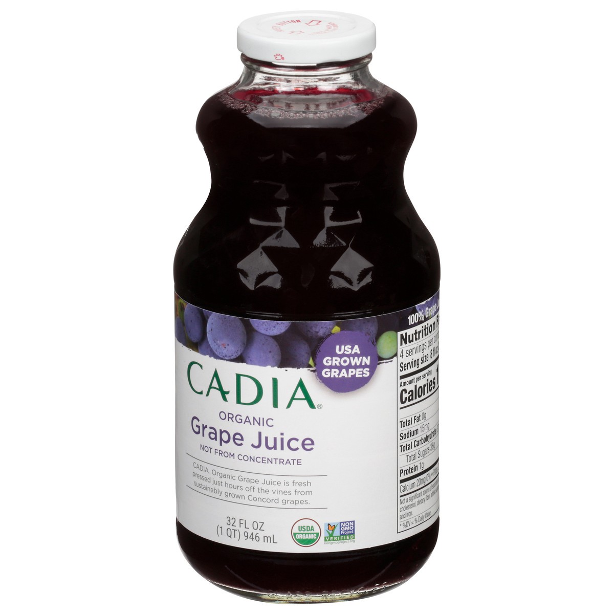slide 10 of 13, Cadia Organic Grape Juice - 32 fl oz, 32 fl oz