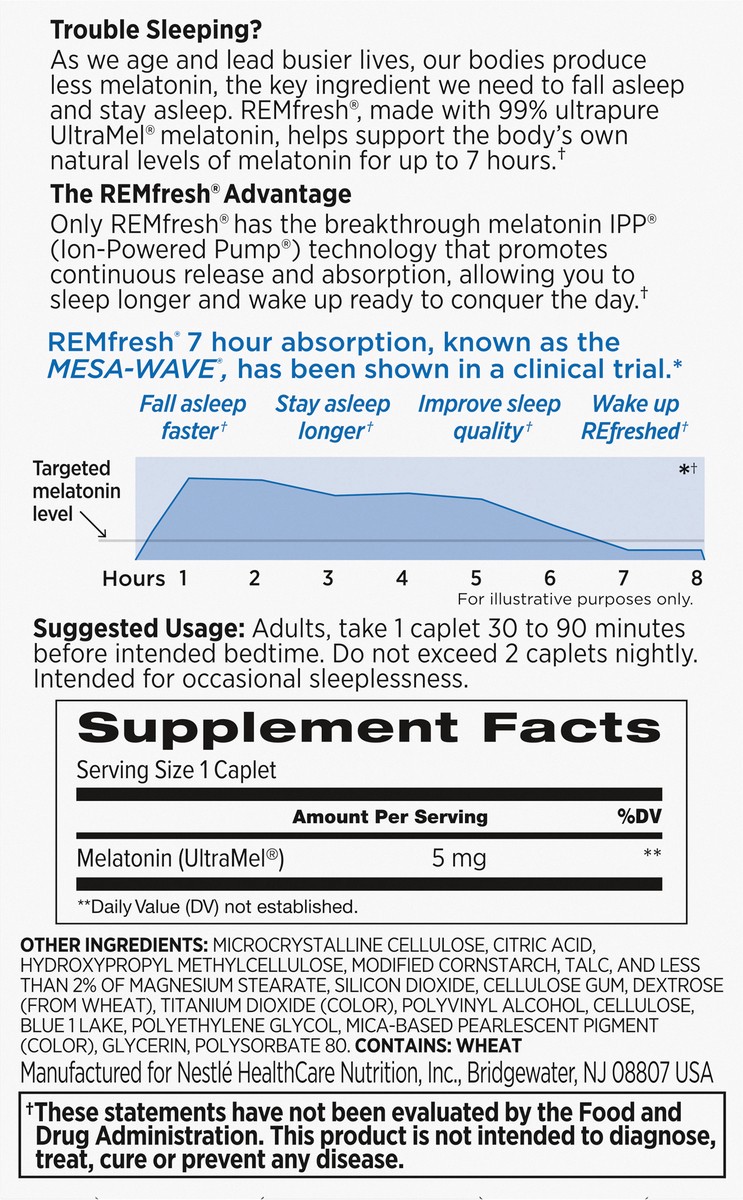 slide 9 of 9, REMfresh Extra Strength 5 mg Carton 36 ct, 0.54 oz