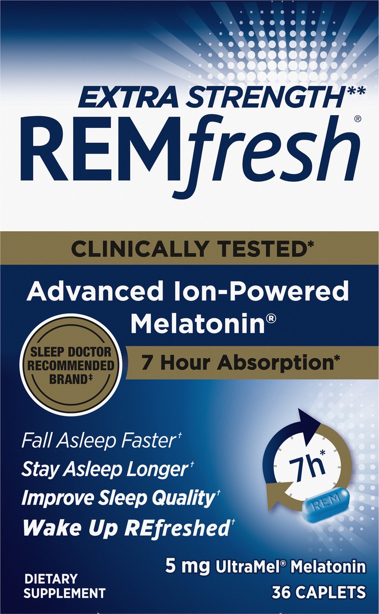 slide 5 of 9, REMfresh Extra Strength 5 mg Carton 36 ct, 0.54 oz