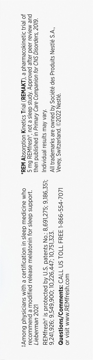 slide 4 of 9, REMfresh Extra Strength 5 mg Carton 36 ct, 0.54 oz