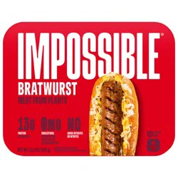 Impossible™ Bratwurst Meat From Plants, 4 Links, 13.5 oz