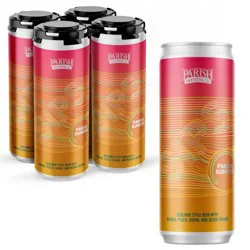 Parish Two Fingers Blue Berliner Style Beer - 4 pk 12 oz Can