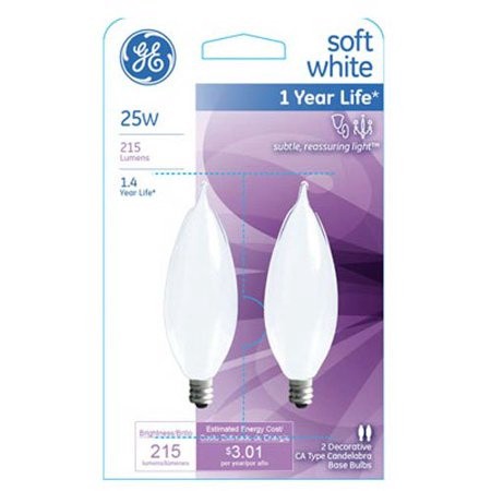slide 1 of 1, Ge 25Watt Sw Small Base 2, 1 ct