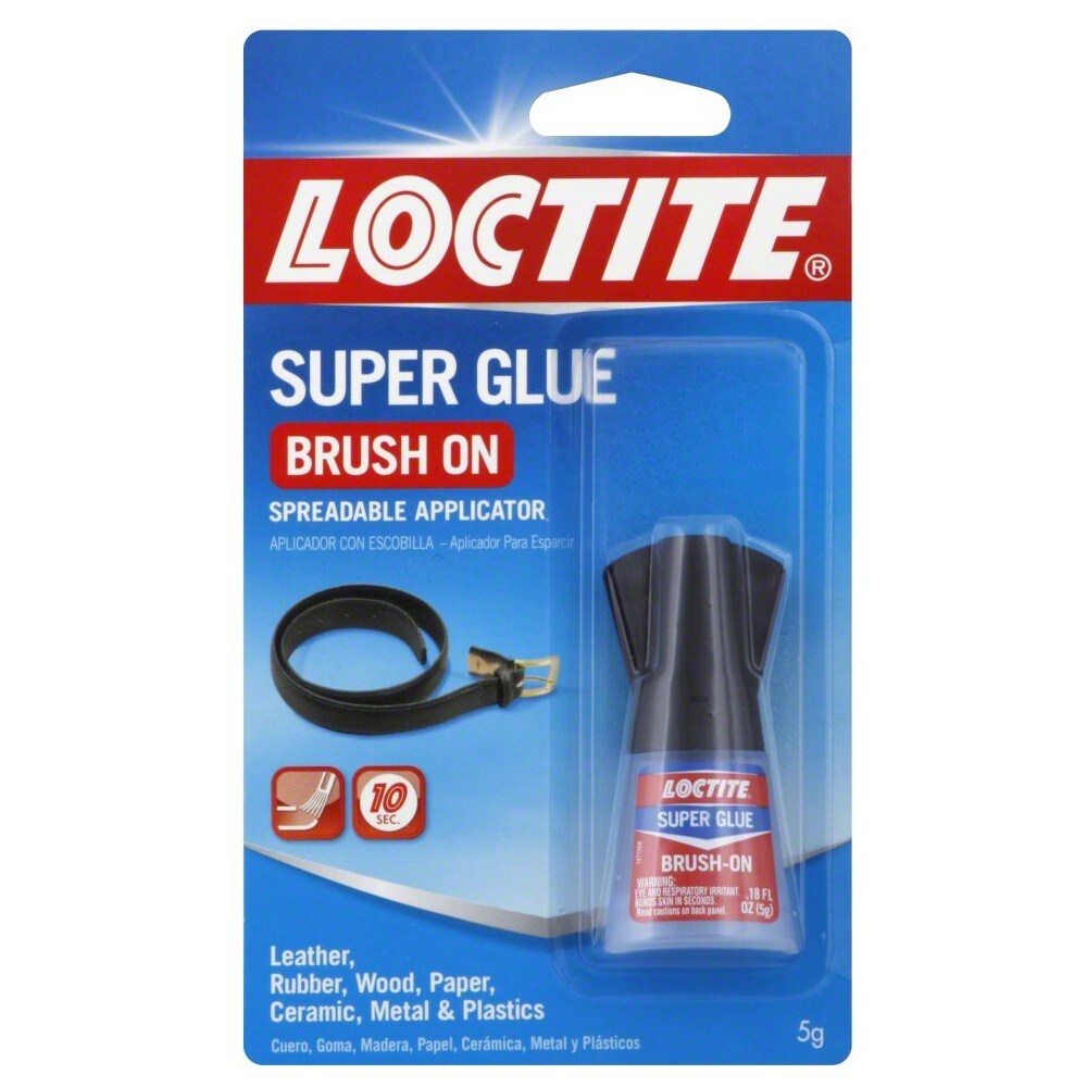 slide 1 of 4, Loctite Brush On Spreadable Applicator Super Glue, 0.18 oz