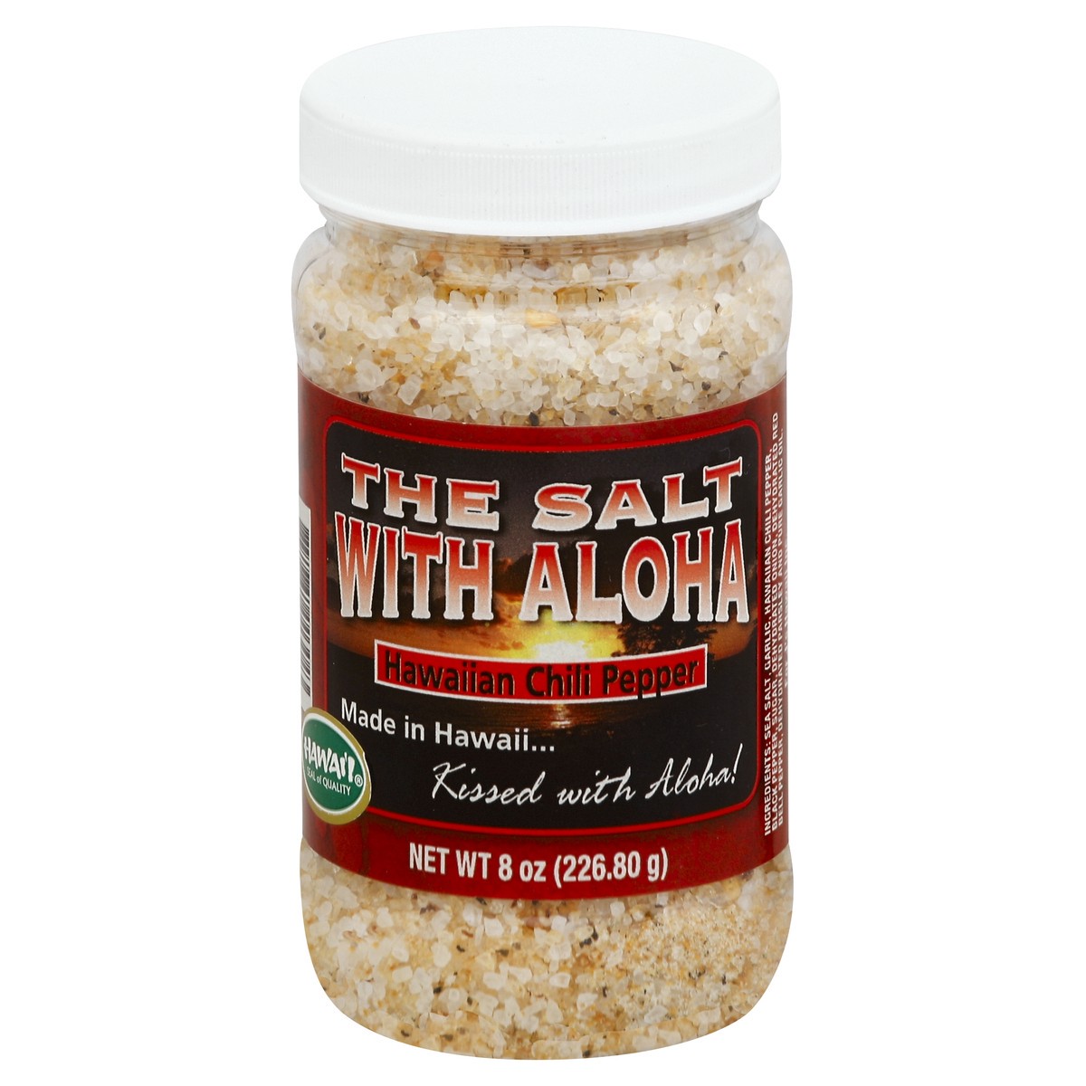 slide 2 of 2, Salt with Aloha Chili Pepper 8 oz, 8 oz