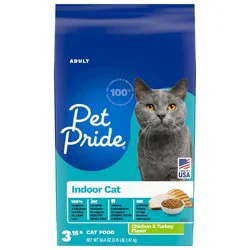 Pet Pride Chicken & Turkey Flavor Indoor Cat Food