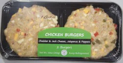 Chicken Burger Ched Jack Peppers
