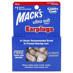 Mack's Ultra SafeSound Foam Earplugs