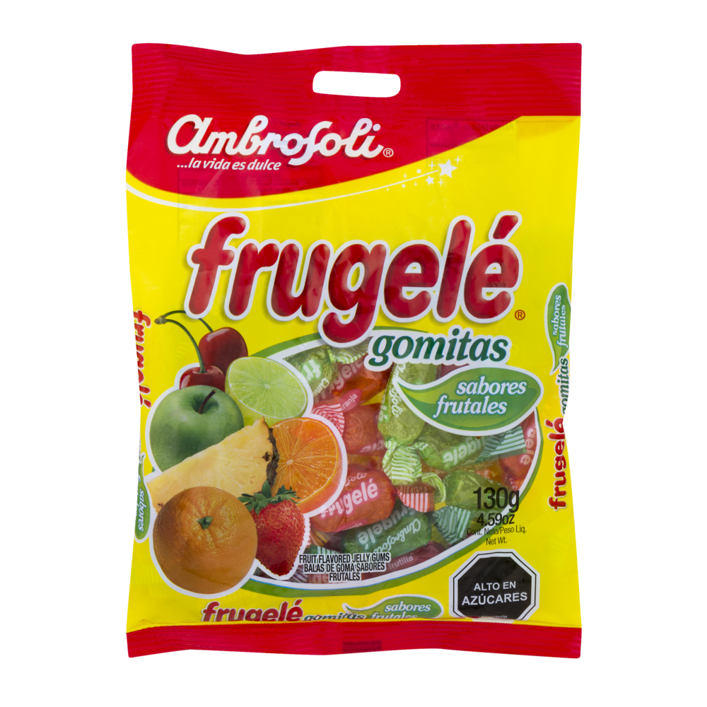 slide 1 of 1, Ambrosoli Frugele Gomitas Sabores Frutales, 4.5 oz