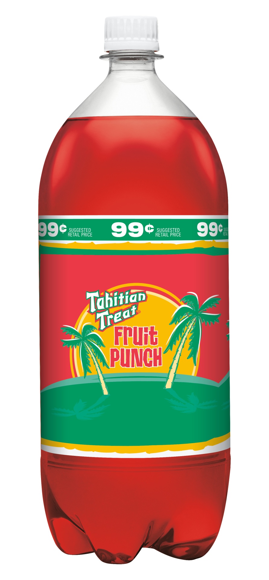 slide 1 of 1, Tahitian Treat Fruit Punch Soda, 2 liter