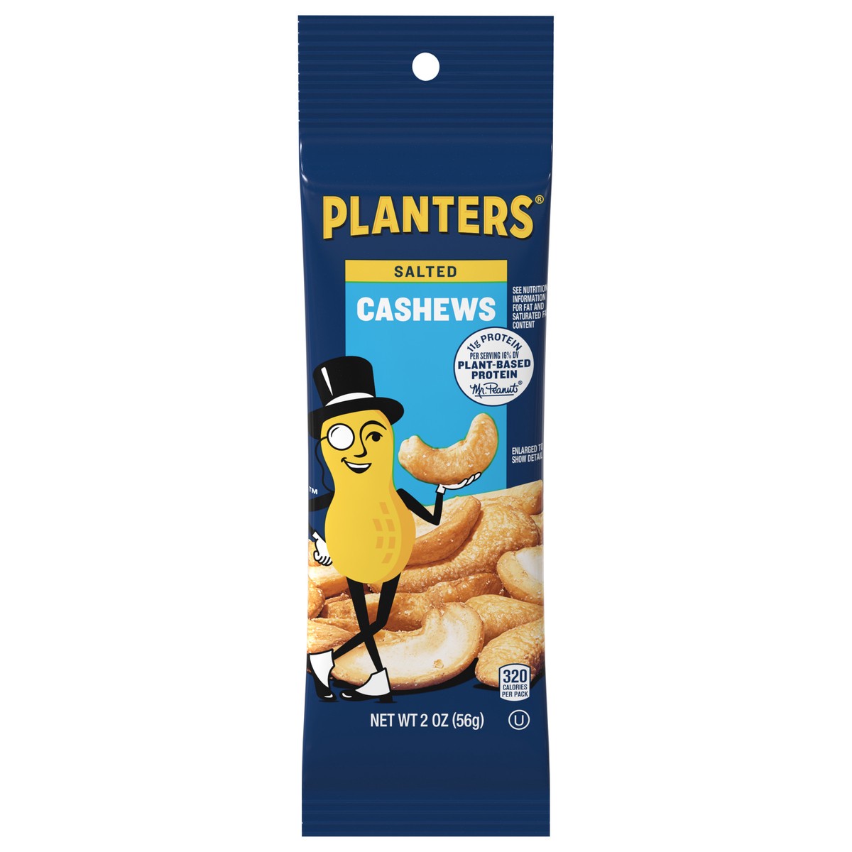 slide 1 of 8, Planters Salted Cashews 2 oz, 2 oz