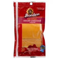 Borden Extra Sharp Cheddar Slices, 6oz