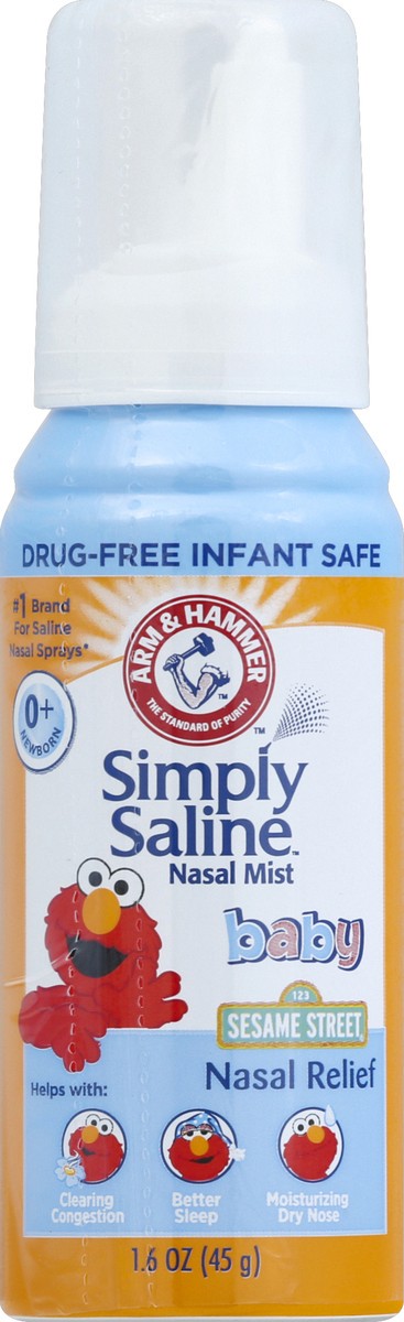 slide 4 of 6, Simply Saline Baby Nasal Relief, 1.6 OZ, 1.60 fl oz