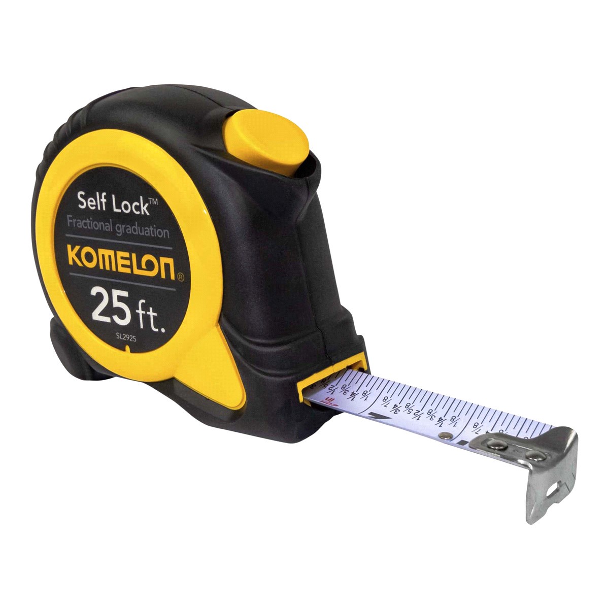 slide 2 of 2, Komelon Self Lock Tape Measure, 25 ft, 1 ct